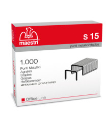 Punti S15 - 23/15 - acciaio - metallo - Romeo Maestri - conf. 1000 pezzi