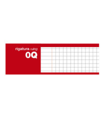 Quaderno One Color - A5 -  5 mm c/margine - 20+1 fogli - 80 gr - Blasetti