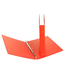 Raccoglitore - 22 x 30 cm - 4 anelli tondi 30 mm - dorso 4 cm - rosso - Starline