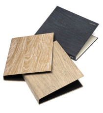 Raccoglitore 4R Wood - A4 - diametro 30 mm - colori assortiti - Colorosa