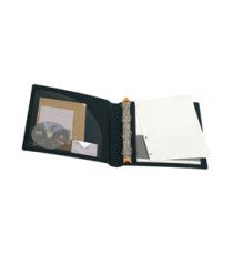 Raccoglitore Exabinder Exactive - A4 Maxi - 4 anelli a D 30 mm - PP - nero - Exacompta