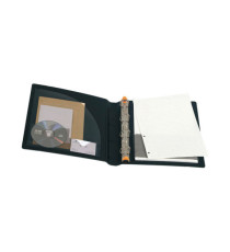 Raccoglitore Exabinder Exactive - A4 Maxi - 4 anelli a D 30 mm - PP - nero - Exacompta