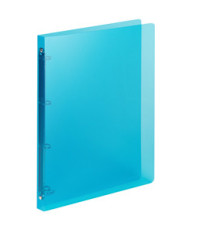 Raccoglitore Lumina - 22 x 30 cm - 4 anelli tondi 15 mm - PP - blu - Favorit