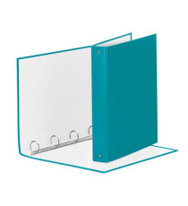 Raccoglitore Meeting - 22 x 30 cm - 4 anelli tondi 30 mm - dorso 4 cm - PP - turchese - Esselte