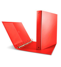 Raccoglitore Nettuno - 22 x 30 cm - 4 anelli a D 40 mm - dorso 5,5 cm - rosso - Sei Rota