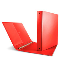 Raccoglitore Nettuno - 22 x 30 cm - 4 anelli a D 40 mm - dorso 5,5 cm - rosso - Sei Rota