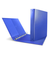 Raccoglitore Nettuno - 22 x 30 cm - 4 anelli a D 50 mm - dorso 7 cm - blu - Sei Rota