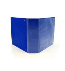 Raccoglitore personalizzabile KingShow - 22 x 30 cm - 4 anelli a D 65 mm - dorso 8 cm - blu - Starline