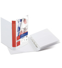 Raccoglitore personalizzabile Stelvio TI - A3 - 4 anelli a D 25 mm - dorso 4 cm - bianco - Sei Rota