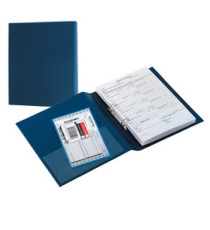 Raccoglitore Sanremo 2000 - 22 x 30 cm - 2 anelli a D 25 mm - dorso 4 cm - blu - Sei Rota