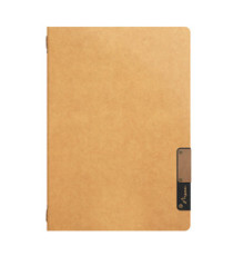 Portamenù Nature - 1 inserto doppio - A4 - 34 x 24,5 cm - beige - Securit