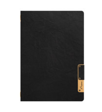 Portamenù Nature - 1 inserto doppio - A4 - 34 x 24,5 cm - nero - Securit