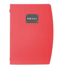 Portamenù Rio - 1 inserto doppio incluso - A4 - 24 x 34 cm - rosso - Securit
