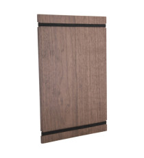 Portamenù Tablet con elastici - 32 x 22 cm - legno di noce - Securit
