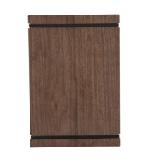 Portamenù Tablet con elastici - 32 x 22 cm - legno di noce - Securit