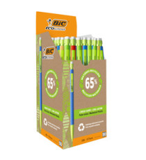 Portamine Matic Ecolution - mina 0,7mm - fusto colori assortiti - Bic  - conf. 50 pezzi