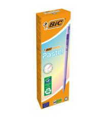 Portamine Matic Pastel - HB - 0,7 mm - fusto colori assortiti - Bic - conf. 12 pezzi