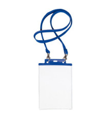 Portanome Pass 7 St M - cordoncino blu - 15 x 21 cm (A5) - blu - Sei Rota - conf. 10 pezzi