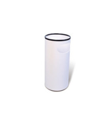 Portaombrelli PS66 - 22 L - diametro 25 cm - H 52 cm - plastica - bianco - Methodo