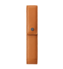 Portapenne c/chiusura magnetica - pelle Saffiano - marrone - Cross