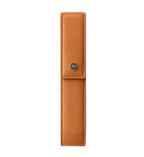 Portapenne c/chiusura magnetica - pelle Saffiano - marrone - Cross