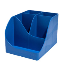 Portapenne Pen Wave Bee Blue - 15,5 x 11,9 x 10,9 cm - blu navy - Exacompta