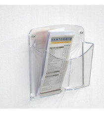 Portariviste da parete Ice - 2 tasche 1/3 A4 - Tecnostyl - set 2 pezzi