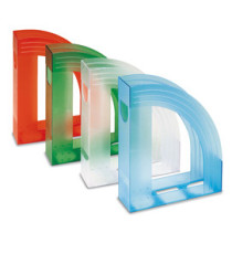 Portariviste E803 - 24,5 x 30 cm - dorso 7,5 cm - trasparente verde - Fellowes