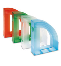 Portariviste E803 - 24,5 x 30 cm - dorso 7,5 cm - trasparente verde - Fellowes