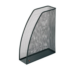 Portariviste Mesh - 26 x 8 x 33,5 cm - rete metallica - nero - Alba