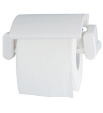 Portarotolo carta igienica ABS - 17 × 11,7 × 7 cm - bianco - Medial