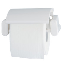 Portarotolo carta igienica ABS - 17 × 11,7 × 7 cm - bianco - Medial