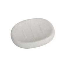 Portasapone linea Stone - bianco - King Collection