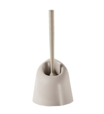Portascopino angolare - 13x13x39 cm - plastica - bianco - Perfetto