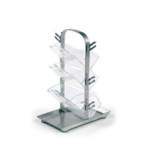 Portatimbri Fishbone - 6+6 posti - silver - Turikan