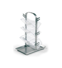 Portatimbri Fishbone - 6+6 posti - silver - Turikan