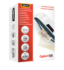 Pouches Capture125 - 60x90 mm - 2x125 micron - Fellowes - scatola 100 pezzi