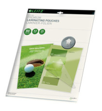 Pouches iLAM UDT - plastificazione a caldo - A3 - 303 x 426 mm - 2 x 80 micron - Leitz - scatola 25 pezzi