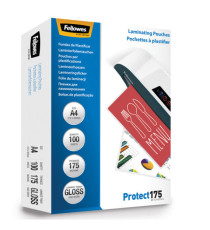 Pouches Protect175 - A4 - 2x175 micron - Fellowes - scatola 100 pezzi