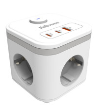 Power Cube Type F - bianco - Fellowes