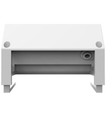 Power desk Type F - bianco - Fellowes