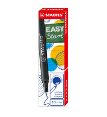 Refill per penna sferografica ergonomica Easyoriginal - punta media - blu - Stabilo - scatola 3 pezzi