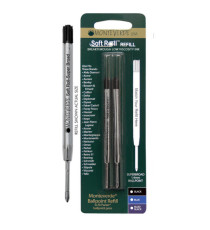 Refill per sfera Parker - punta large - nero  - Monteverde - conf. 2 pezzi
