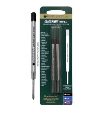 Refill per sfera Parker - punta large - nero  - Monteverde - conf. 2 pezzi