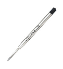 Refill sfera Quink standard  - punta large - metallo - nero - Parker
