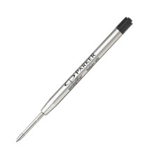Refill sfera QuinkFlow - punta media - metallo - nero  - Parker