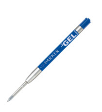 Refill sfera QuinkGel - punta media - metallo - blu - Parker
