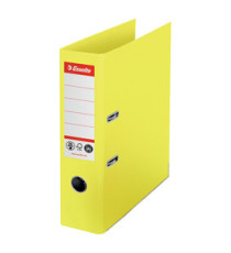 Registratore a leva - CO2 neutral - A4 - dorso 75 mm - giallo - Esselte