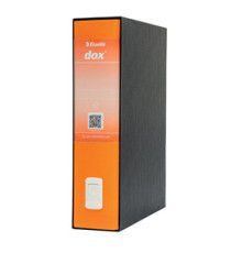 Registratore Dox 2 - dorso 8 cm - protocollo 23 x 34 cm - arancione - Esselte Dox