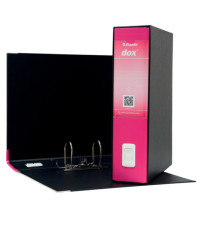 Registratore Dox 2 - dorso 8 cm - protocollo 23 x 34 cm - fucsia - Esselte Dox
